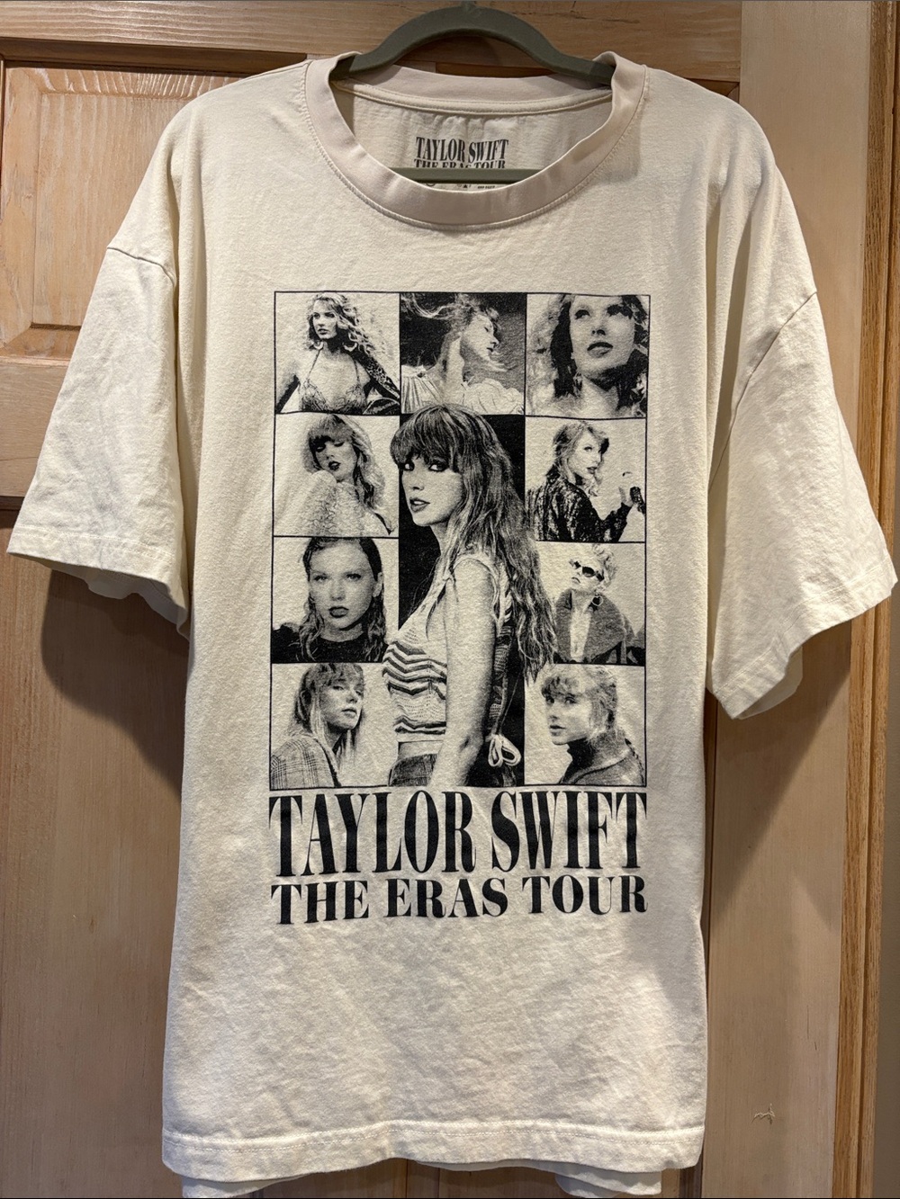 Taylor Swift Eras Tour Graphic Short-Sleeve Tee with Black Photo Collage 3X